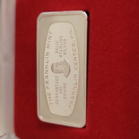 Franklin Mint 1974 Snowman Ingot - Picture 2 of 4